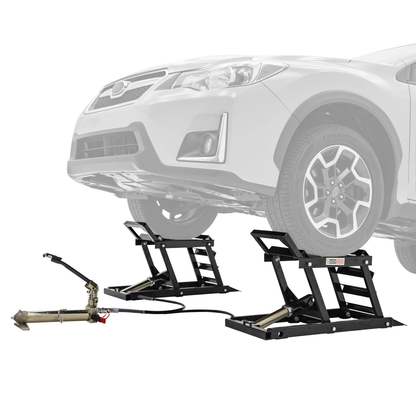 Hydraulic Car Lift with Ramp - 3,000 Lb. per Pair Capacity