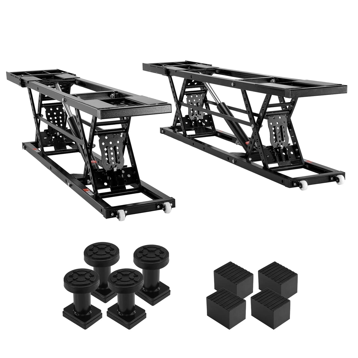 Portable Car Lift Designed for Home Garages, 7000 LB Capacity, Q235B Carbon Steel, Foldable Storage