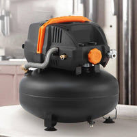 6 Gal. Gas Air Compressor, 1.7HP 2.3CFM Portable Pancake Air Compressor 150PSI Max Pressure