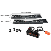 Portable Car Lift Designed for Home Garages, 7000 LB Capacity, Q235B Carbon Steel, Foldable Storage